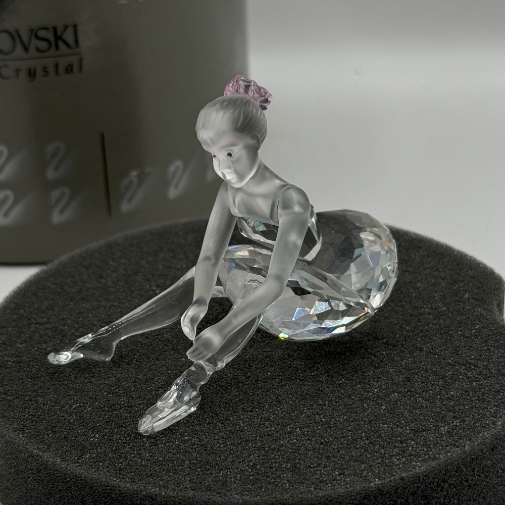 Swarovski Silver Crystal Young Ballerina Figurine 7550NR000007 Made in Austria